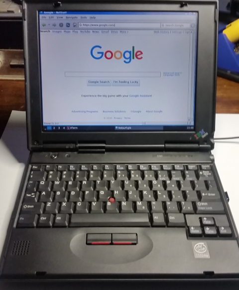 Image of the IBM ThinkPad 240